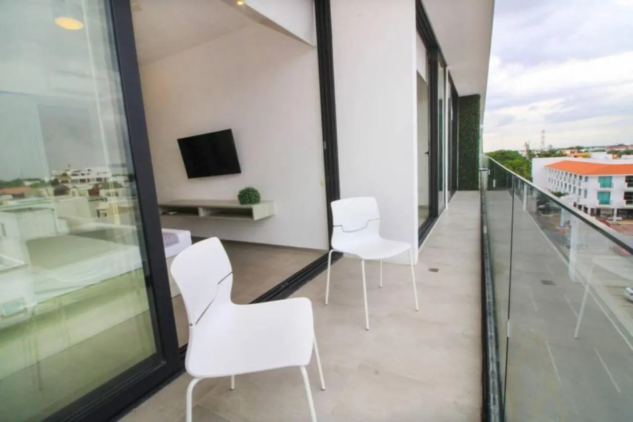 Downtown Exclusive 2Br Ph With Priv Pool Gym Cinema Apartment Playa del Carmen