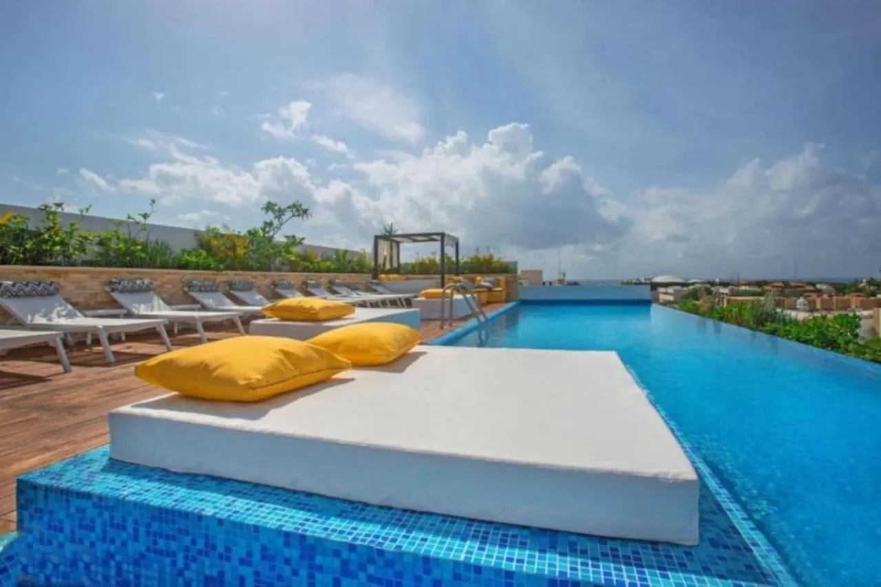 Downtown Exclusive 2Br Ph With Priv Pool Gym Cinema Apartment Playa del Carmen 0*,