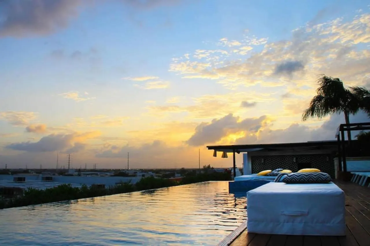 Downtown Exclusive 2Br Ph With Priv Pool Gym Cinema Apartment Playa del Carmen