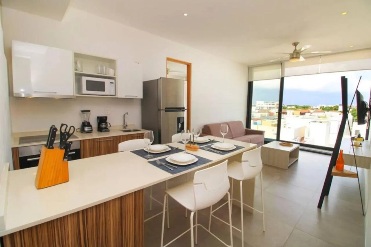 Appartamento Downtown Exclusive 2Br Ph With Priv Pool Gym Cinema Playa del Carmen